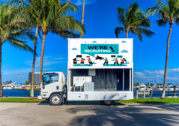 Mobile Billboards for employee recruiting