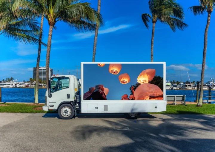 Mobile Billboard for Celebration of life and Memorials